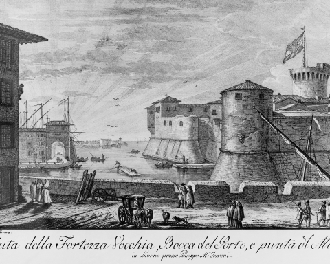 Fortezza Vecchia di Livorno - Stampa antica