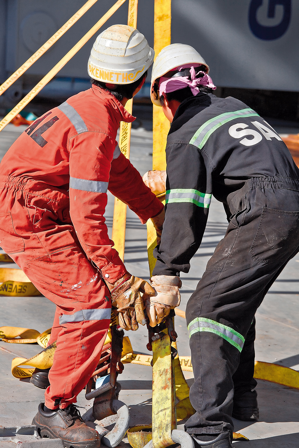 Porto Livorno - Lavoro sui moli